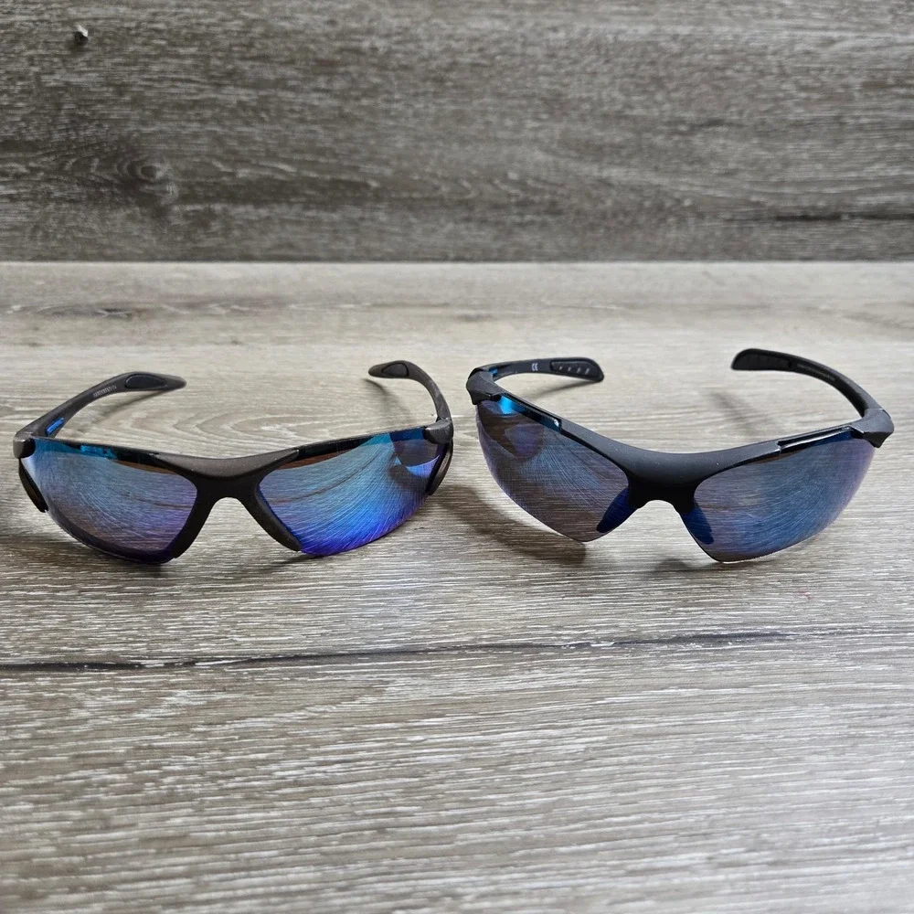 2 Foster Grant Max Block Blue Lens Sunglasses FosterGrant Scrimmage wrap
